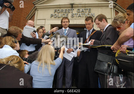 John Leslie in Rechnung gestellt Stockfoto