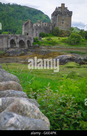 Eilean Donan Castle im Hochland, Schottland Stockfoto