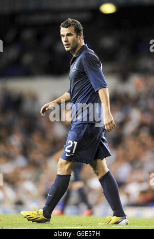 Fußball - UEFA Europa League Qualifying - Play offs - Second Leg - Tottenham Hotspur gegen Dinamo Tiflis - White Hart Lane. Dorin Goga, Dinamo Tiflis Stockfoto