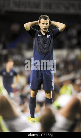 Fußball - UEFA Europa League Qualifying - Play offs - Second Leg - Tottenham Hotspur gegen Dinamo Tiflis - White Hart Lane. Dorin Goga, Dinamo Tiflis Stockfoto