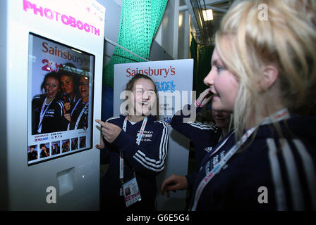 2013 Sainsbury Schule Spiele - Tag zwei - Sheffield Stockfoto