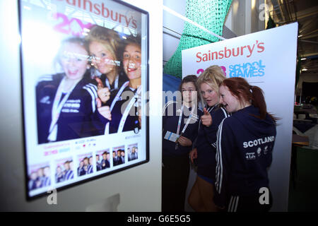 2013 Sainsbury Schule Spiele - Tag zwei - Sheffield Stockfoto