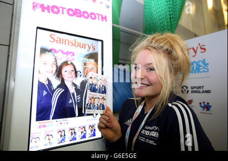 2013 Sainsbury Schule Spiele - Tag zwei - Sheffield Stockfoto