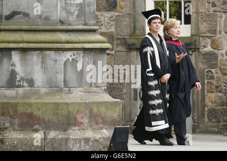 St Andrews University Abschluss Zeremonie Stockfoto