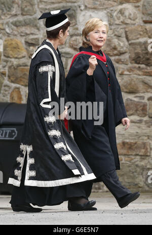 St Andrews University Abschluss Zeremonie Stockfoto