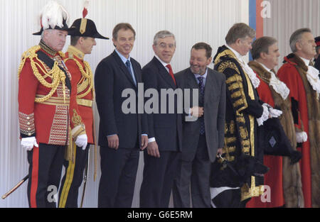 Putin besucht Buckingham Palace Stockfoto