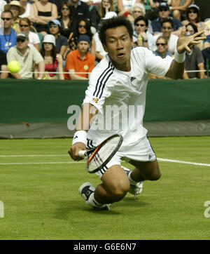 Wimbledon Srichaphan V Mutis Stockfoto