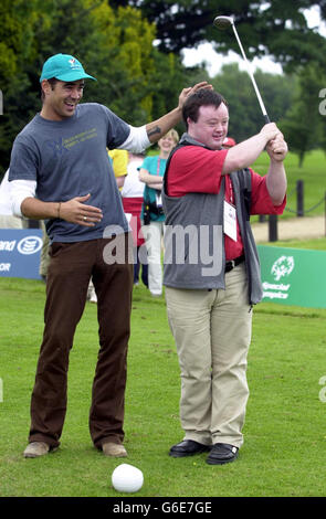 Farrell bei den Special Olympics Stockfoto