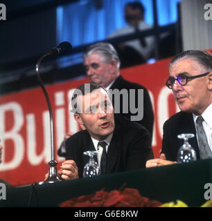 ANTHONY WEDGWOOD BENN auf der Labour Party Konferenz in Brighton. Stockfoto