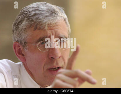 Jack Straw besucht Bagdad Stockfoto