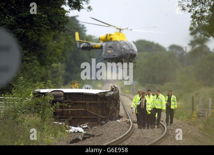 Evesham Schiene Abbruch Stockfoto