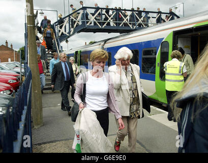 Evesham Schiene Abbruch Stockfoto