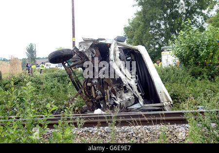 Evesham Schiene Abbruch Stockfoto