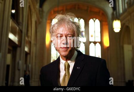 Geldof erhält die Freiheit von der City of London Stockfoto