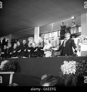 Politik - Tony Benn - Labour Party Conference - Brighton Stockfoto