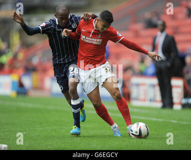 Fußball - Himmel Bet Meisterschaft - Charlton Athletic V Millwall - The Valley Stockfoto