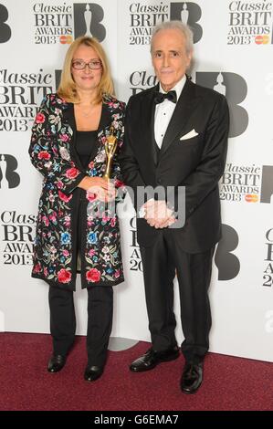 Klassischen BRIT Awards 2013 - London Stockfoto