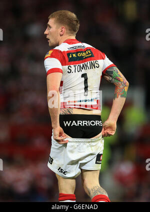 Rugby League - Super League Grand Final - Wigan Warriors V Warrington Wolves - Old Trafford Stockfoto