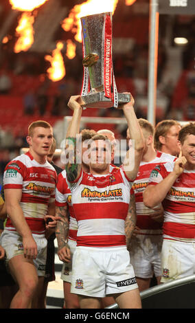 Rugby League - Super League Grand Final - Wigan Warriors V Warrington Wolves - Old Trafford Stockfoto