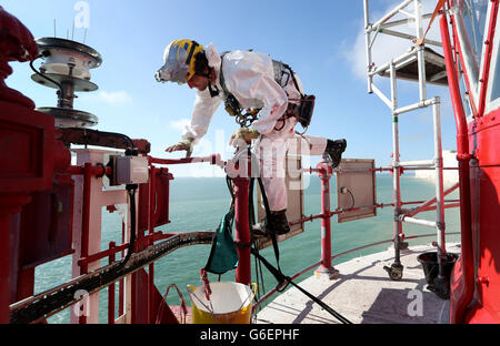 Beachy Head Leuchtturm Stockfoto