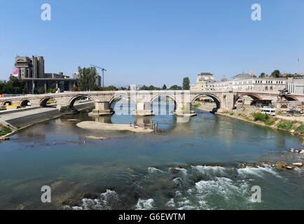 Lager - Skopje reisen Stockfoto