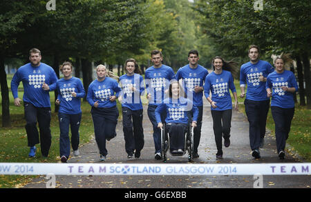 Sportler - Commonwealth Games Team Schottland Ankündigung - Palast und Wintergärten Stockfoto