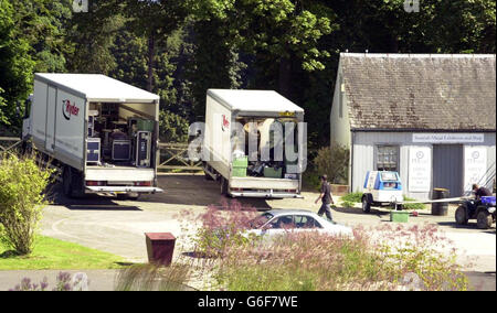 Gelände des Mount Stewart House Stockfoto