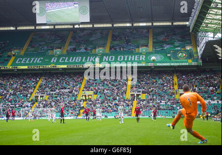 Soccer - Scottish Premiership - Celtic V St Johnstone - Celtic Park. Stand GV während des Spiels der schottischen Premiership im Celtic Park, Glasgow. Stockfoto