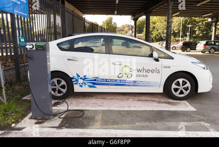 Toyota Prius Übergabe - Lewes Stockfoto