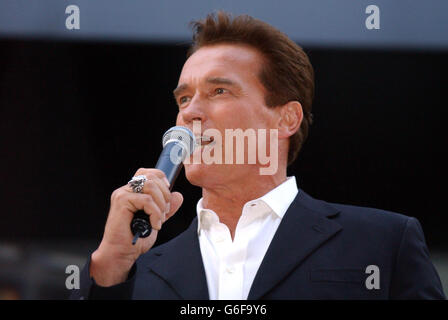 Terminator 3 - Arnold Schwarzenegger Stockfoto