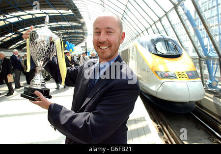 Alan Birnen - British Rail-Geschwindigkeits-Weltrekord Stockfoto