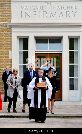 Er wurde von Lady Thatcher Asche Stockfoto