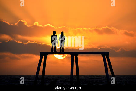 Herbstwetter am 30. Sept Stockfoto