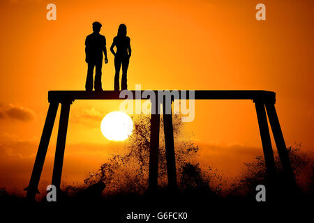 Herbstwetter am 30. Sept Stockfoto