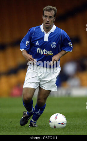 Jamie Clapham in Birmingham City während der Vorsaison freundlich im Vale Park, Stoke on Trent. Stockfoto