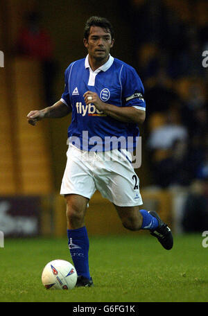 Jeff Kenna von Birmingham City während der Vorsaison im Vale Park, Stoke on Trent. Stockfoto