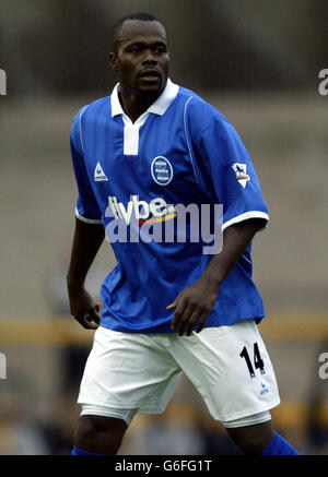 Stern John in Birmingham City während der Vorsaison freundlich im Vale Park, Stoke on Trent. Stockfoto