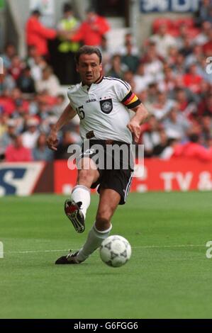 Fußball - Europäische Meisterschaften 1996 - Deutschland / Tschechische Republik Stockfoto