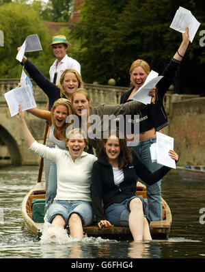 St. Marys School - GCSE Resultate Stockfoto