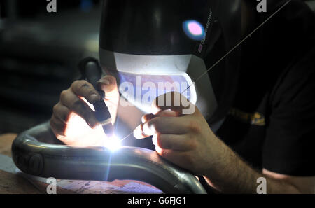 Auto-Reparatur-Lager Stockfoto
