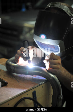 Auto-Reparatur-Lager Stockfoto