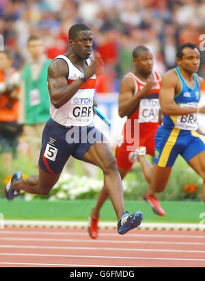 Dwain Chambers 4 x 100-Staffel Stockfoto