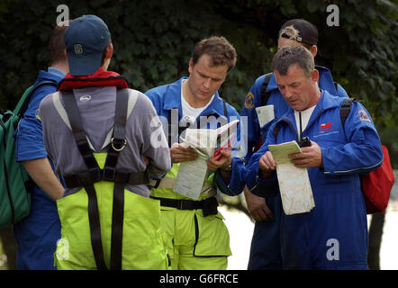 Suche nach vermissten Adam Shad - Loch Lomond Stockfoto