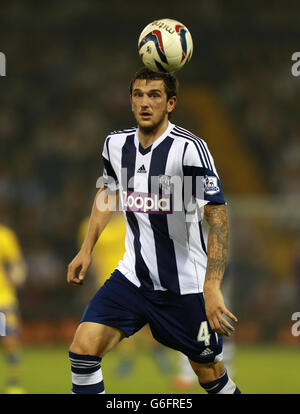 West Bromwich Albion's Goran Popov während des Capital One Cup, dritte Runde Match bei den Hawthorns, West Bromwich. Stockfoto