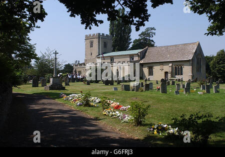 Dr. David Kelly Funeral Stockfoto