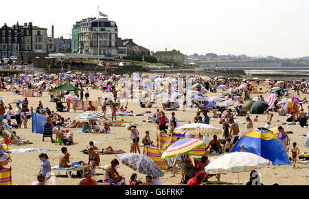 British Holidays - Meer - Margate - 2003 Stockfoto