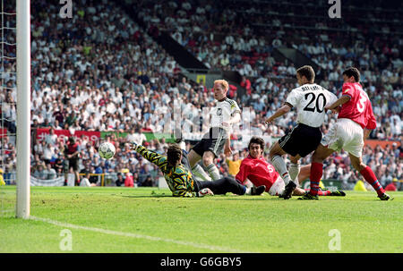 Fußball-Europameisterschaften - Russland / Deutschland im Old Trafford, Manchester Stockfoto