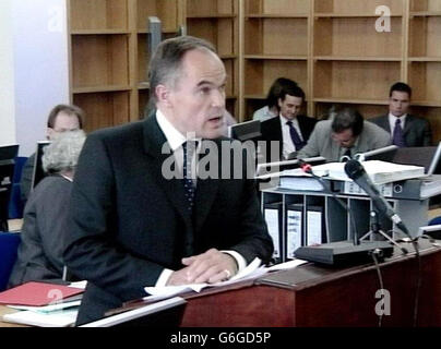 Hutton-Untersuchung - James Dingemans QC Stockfoto