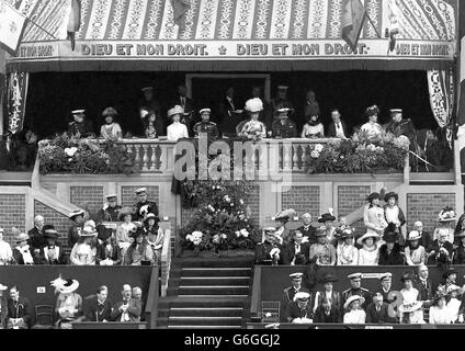 König - George V - königlichen Turnier 1913 Stockfoto