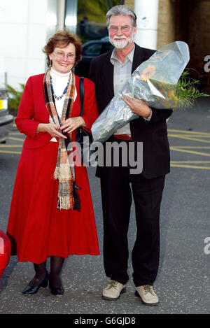 Gordon Brown wird Vater Stockfoto